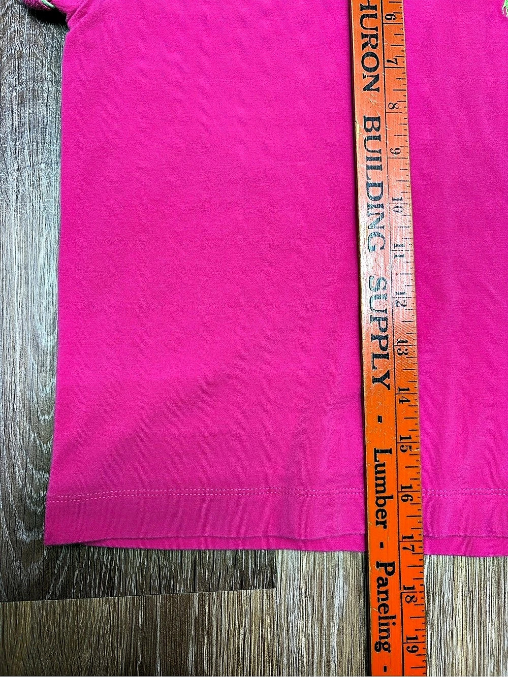 Ralph Lauren® Girls L Kids Pink Pony Tee Y2K - Picture 4 of 6